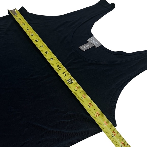 Chico's Travelers Black Closet Staple Capsule Minimalist Tank Size 12/L - Picture 6 of 7